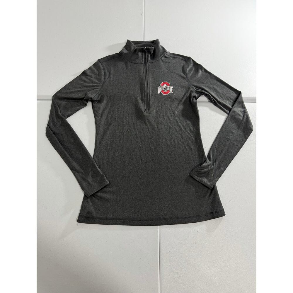 Ohio State Women’s long sleeve quarter zip sweater size S